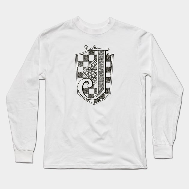 Monogram J Long Sleeve T-Shirt by calebfaires